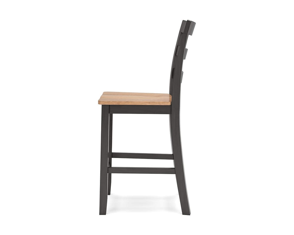 Mesa de comedor Gesthaven de altura de mostrador y 2 taburetes