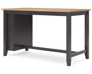 Mesa de comedor Gesthaven de altura de mostrador y 2 taburetes