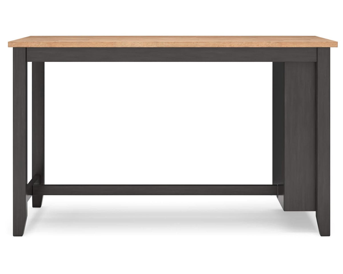 Mesa de comedor Gesthaven de altura de mostrador y 2 taburetes