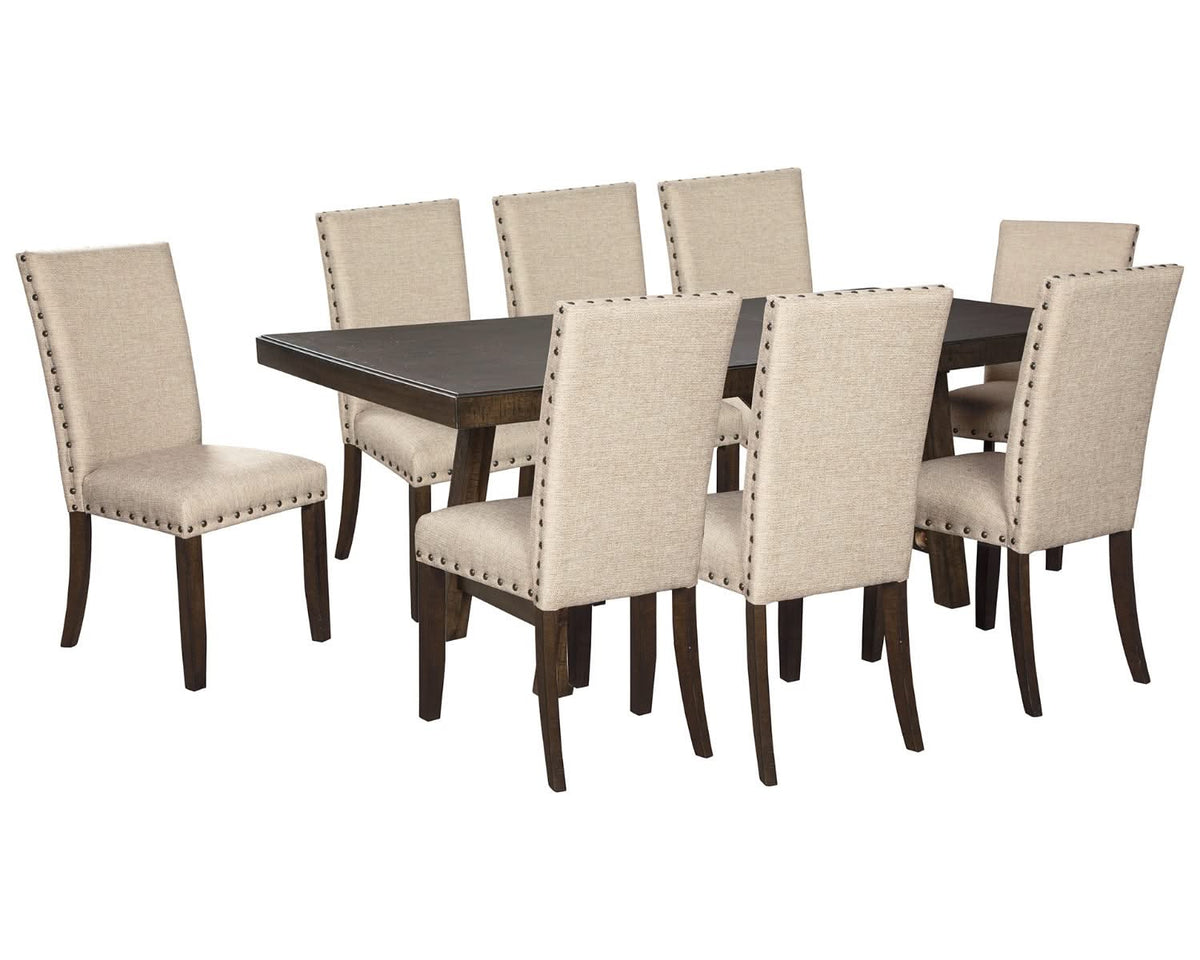 Rokane Dining Table and 8 Chairs