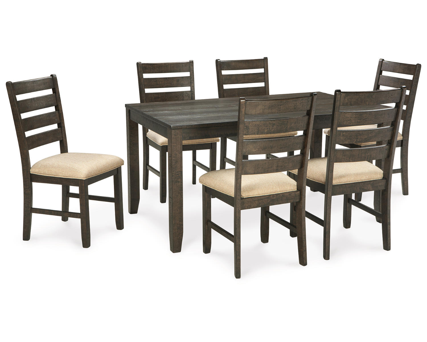 Rokane Dining Table and Chairs (Set of 7)