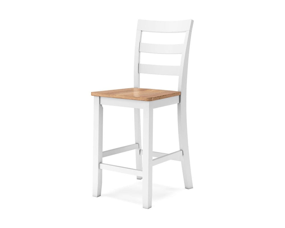 Mesa de comedor Gesthaven de altura de mostrador y 2 taburetes