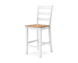 Mesa de comedor Gesthaven de altura de mostrador y 2 taburetes