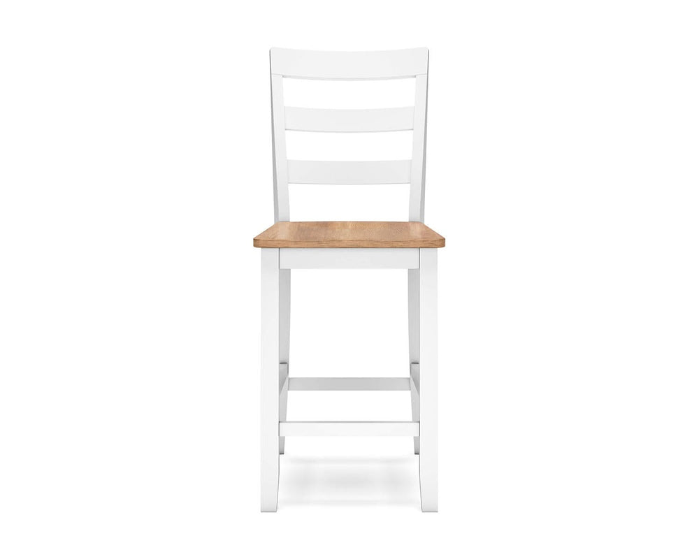 Mesa de comedor Gesthaven de altura de mostrador y 2 taburetes