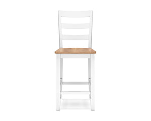 Mesa de comedor Gesthaven de altura de mostrador y 2 taburetes