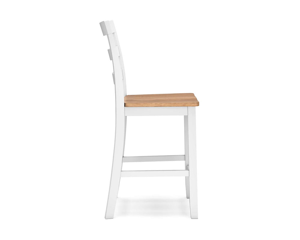 Mesa de comedor Gesthaven de altura de mostrador y 2 taburetes