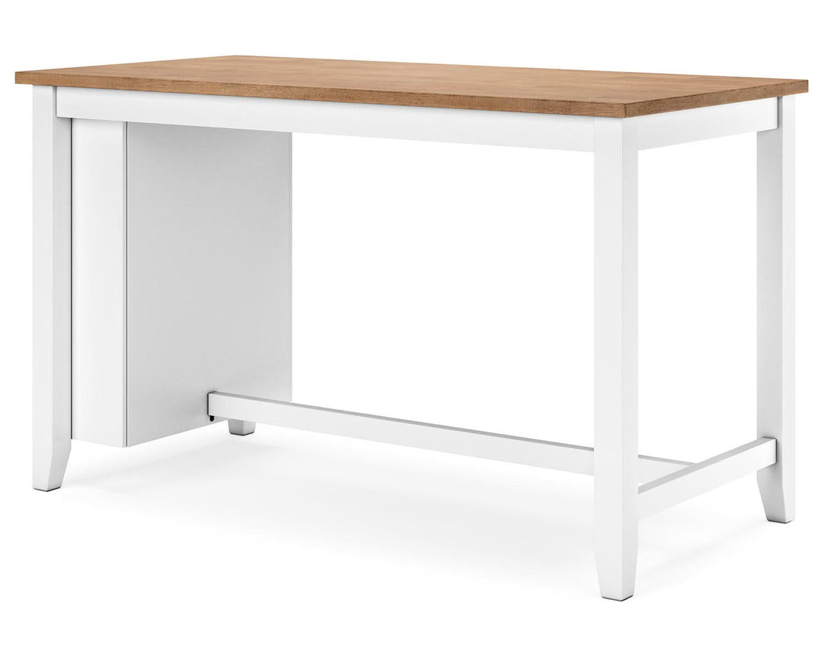 Mesa de comedor Gesthaven de altura de mostrador y 2 taburetes