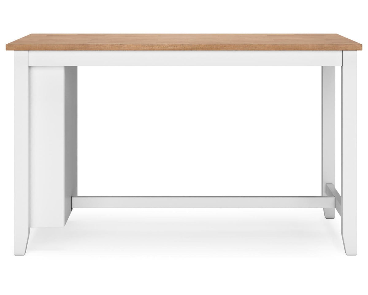 Mesa de comedor Gesthaven de altura de mostrador y 2 taburetes