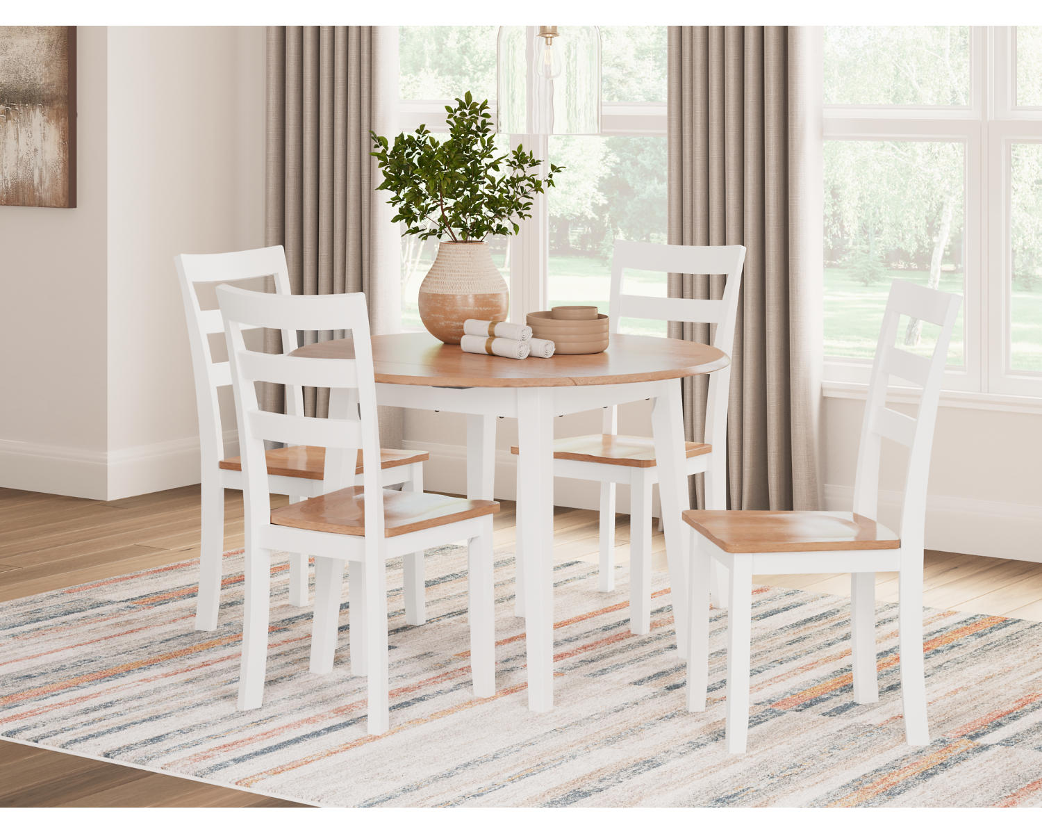 Gesthaven Dining Table and 4 Chairs