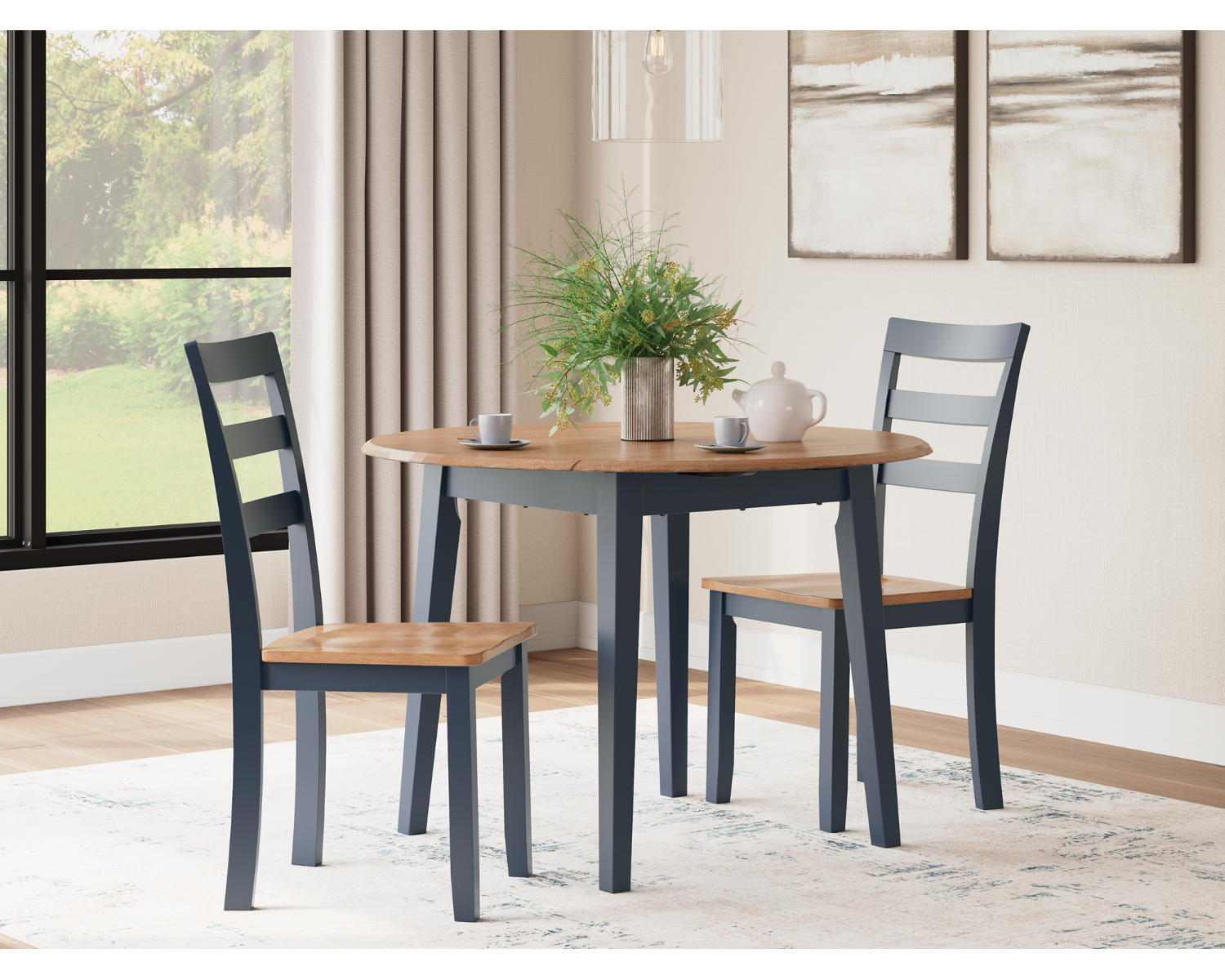 Gesthaven Dining Table and 2 Chairs