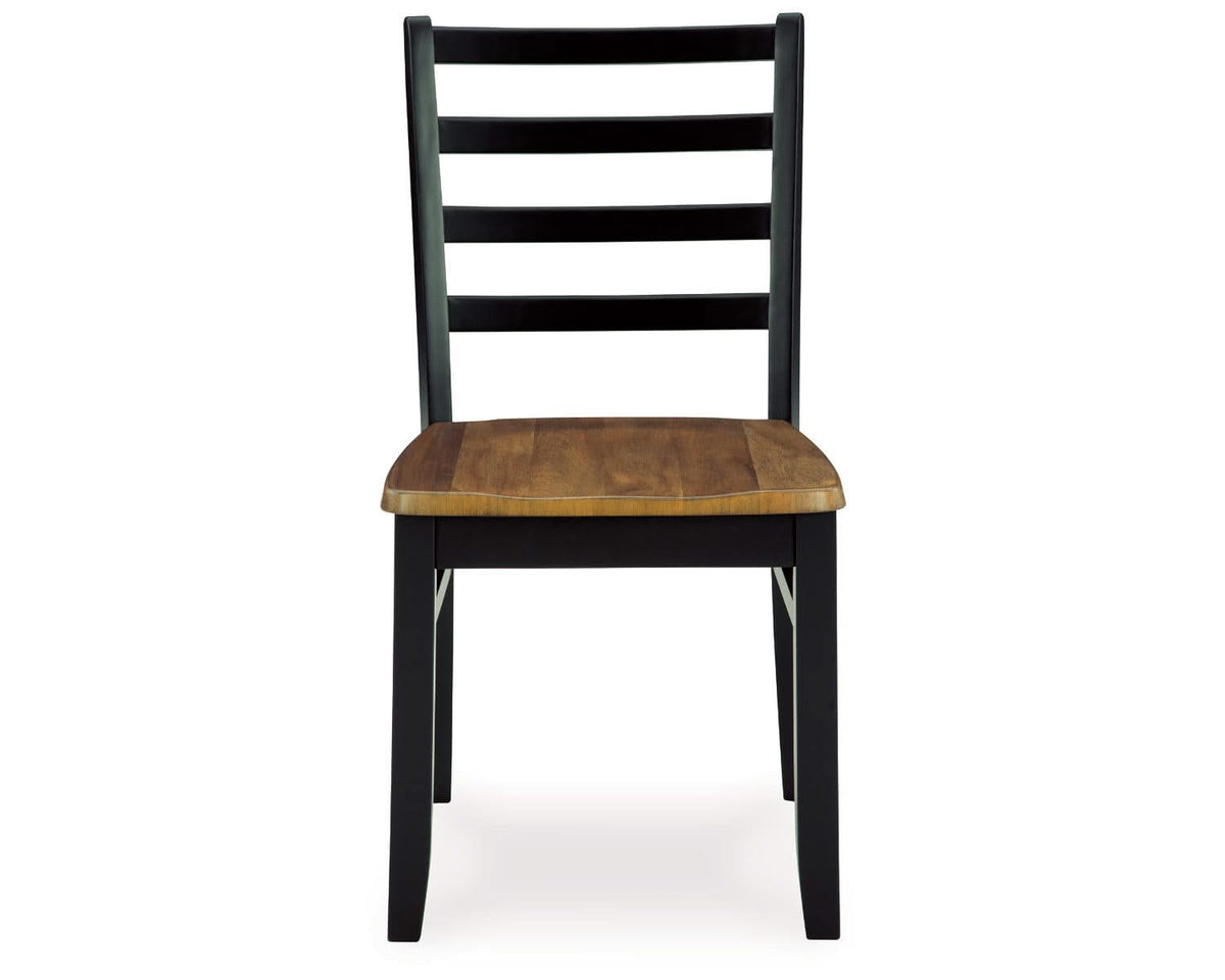 Mesa de comedor y 6 sillas Blondon (juego de 7)
