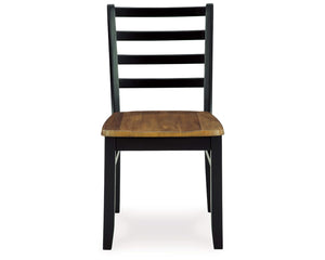 Mesa de comedor y 6 sillas Blondon (juego de 7)