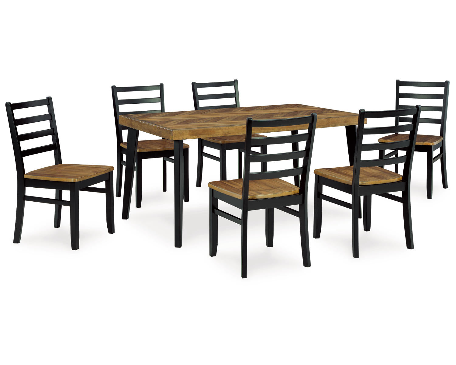 Blondon Dining Table and 6 Chairs (Set of 7)