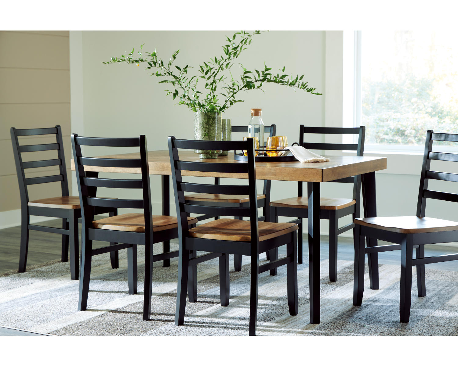 Blondon Dining Table and 6 Chairs (Set of 7)