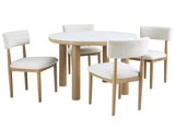 Mesa de comedor Sawdyn y 4 sillas