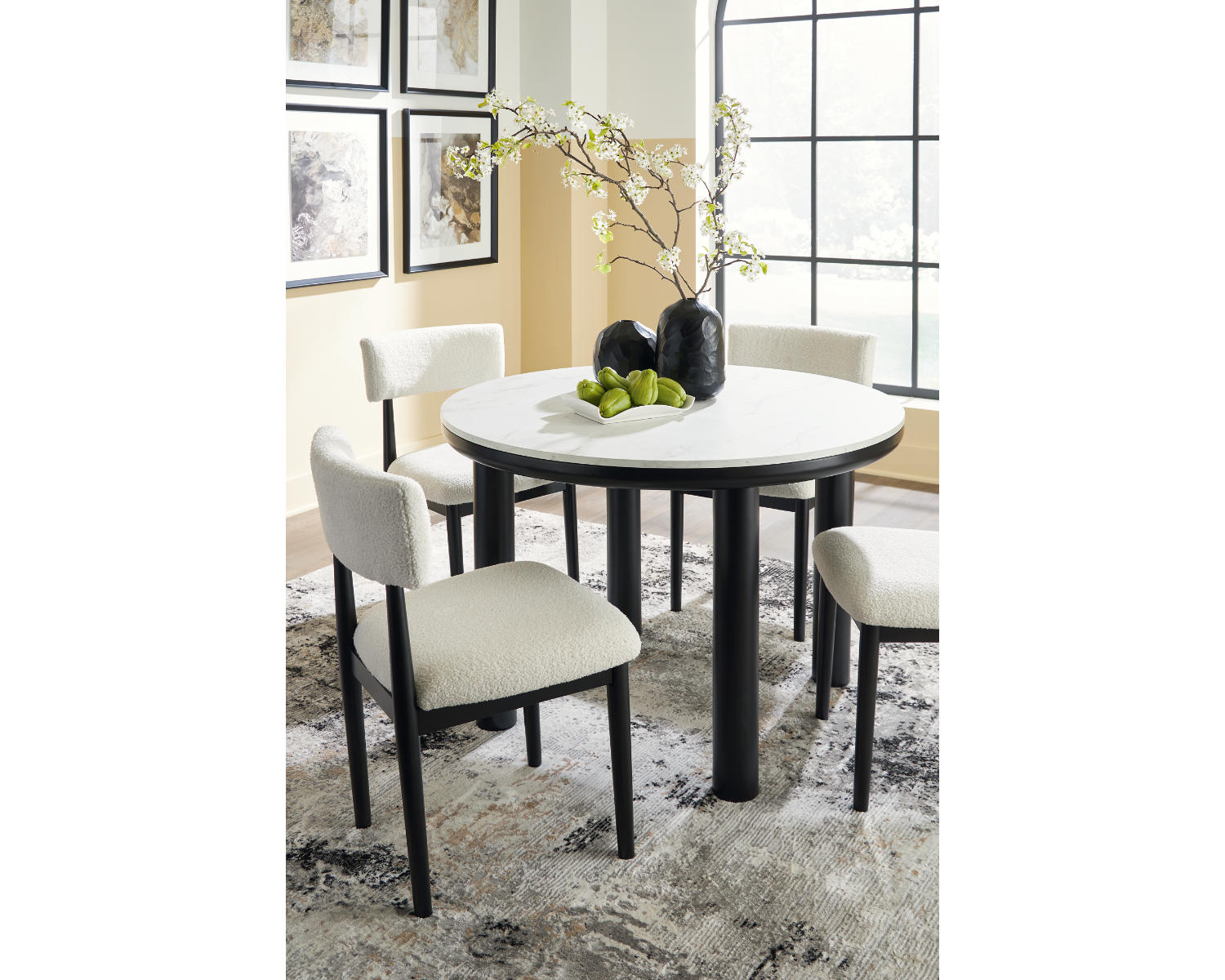 Xandrum Dining Table and 4 Chairs