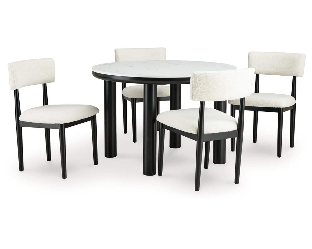 Xandrum Dining Table and 4 Chairs