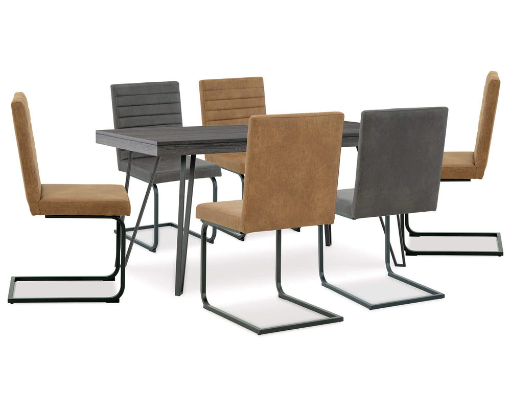 Mesa de comedor Strumford y 6 sillas