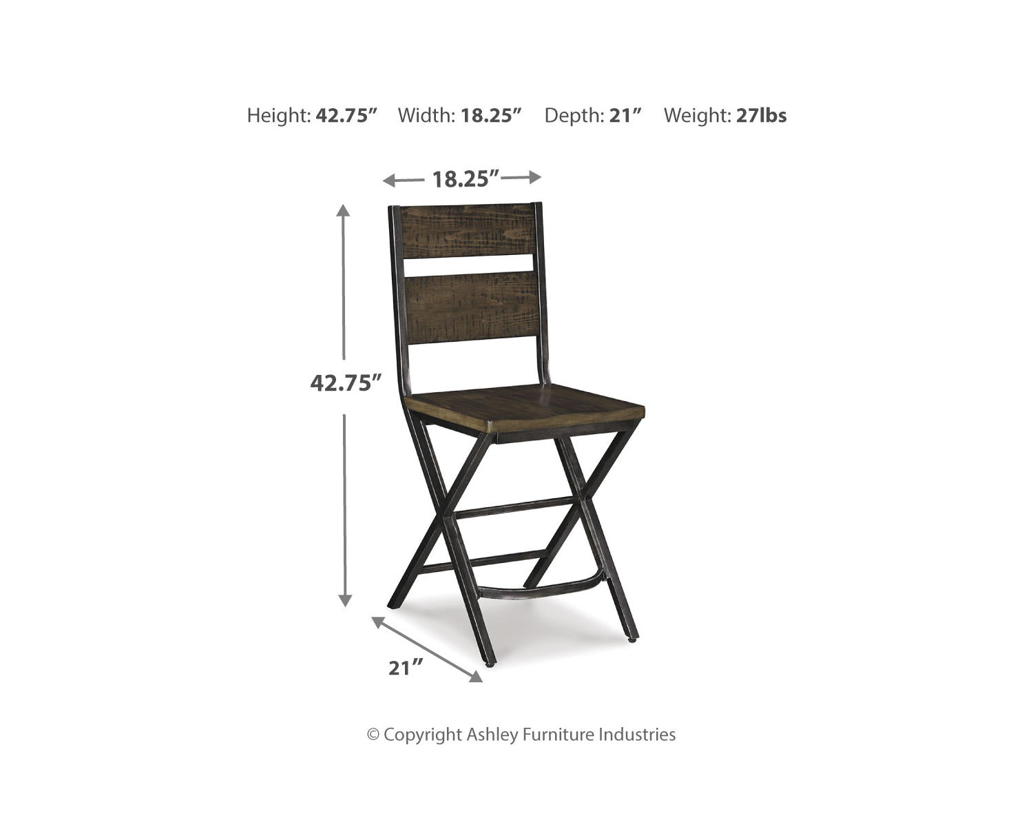 Kavara Counter Height Bar Stool
