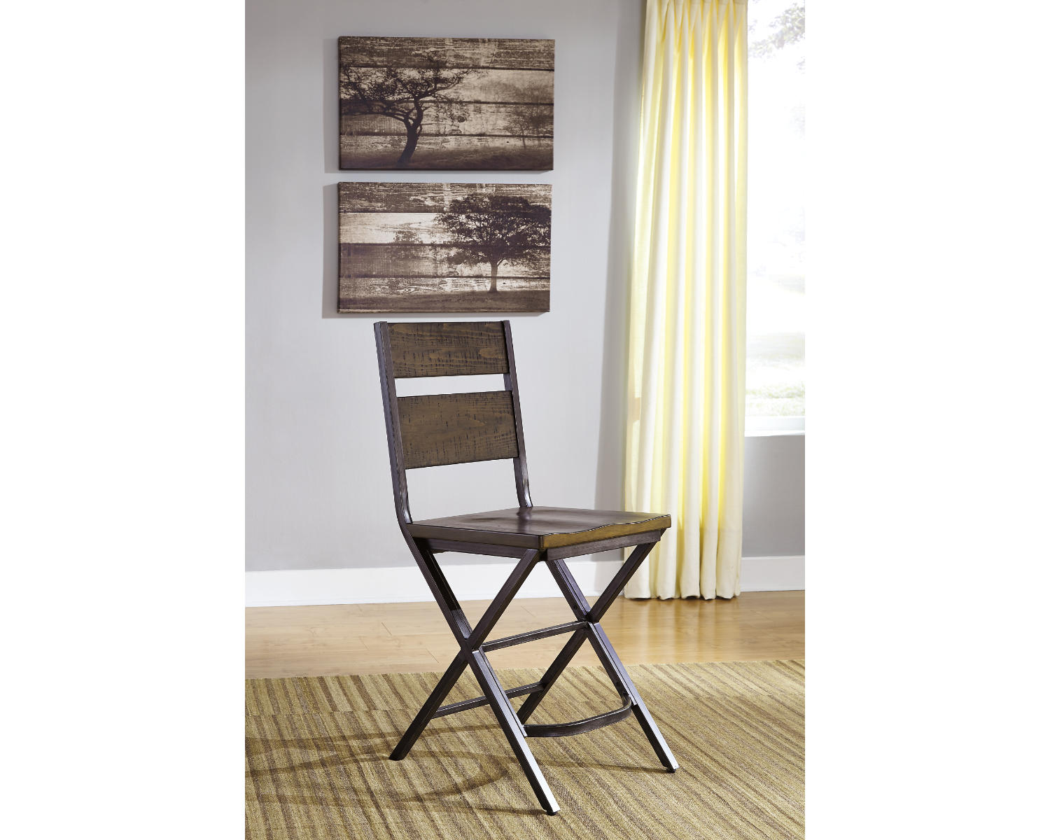 Kavara Counter Height Dining Table with 4 Barstools