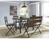Kavara Counter Height Dining Table with 4 Barstools