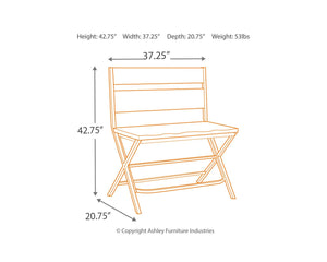 Kavara Counter Height Double Bar Stool