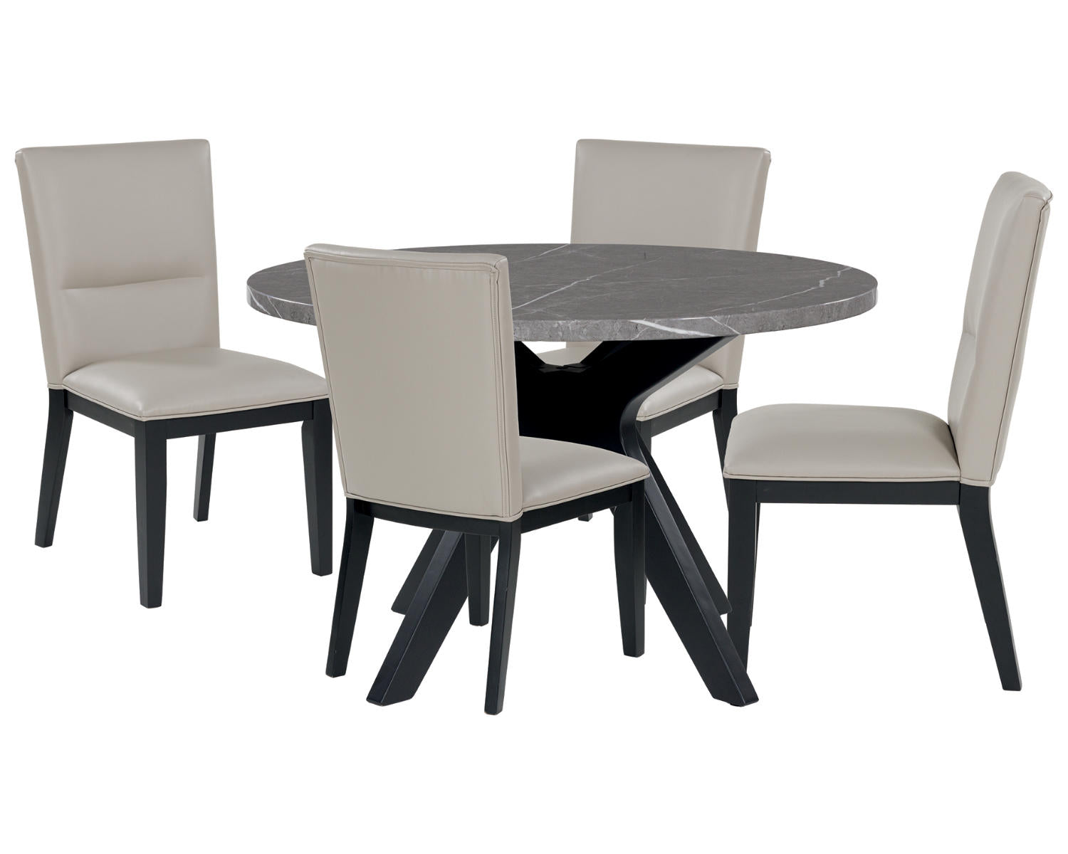 Glinari Dining Table and 4 Chairs