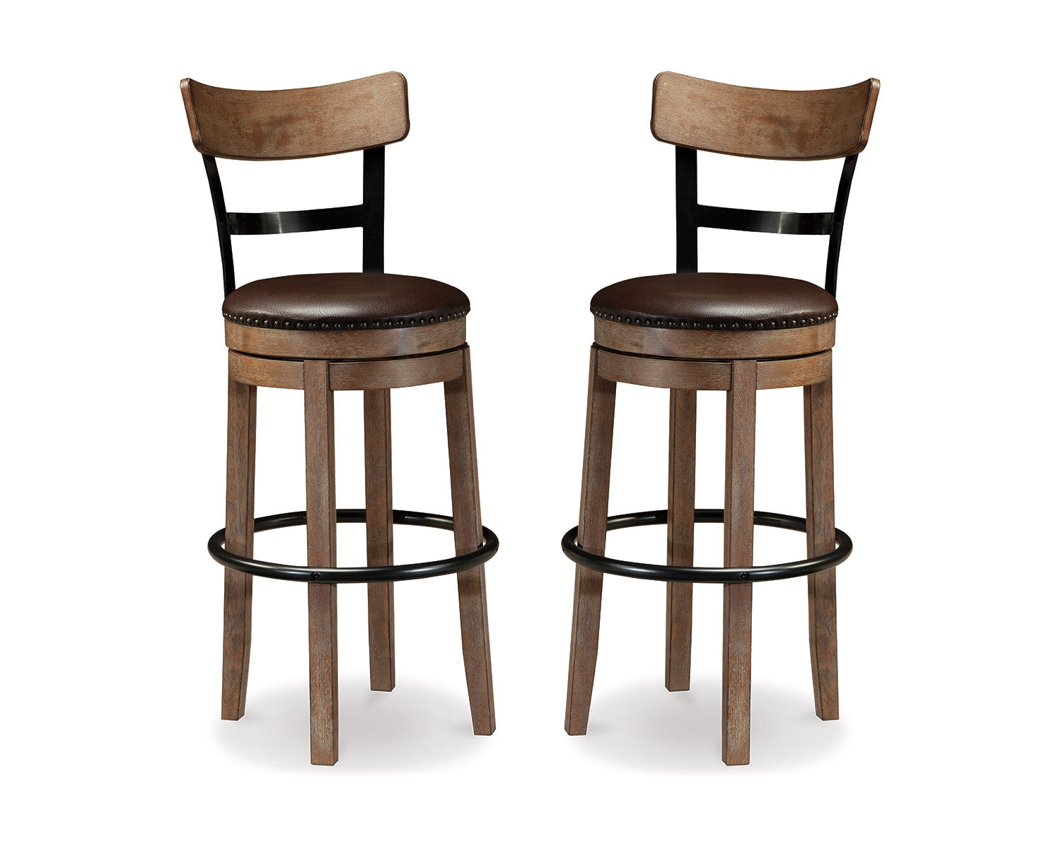 Pinnadel Bar Height Bar Stool (Set of 2)