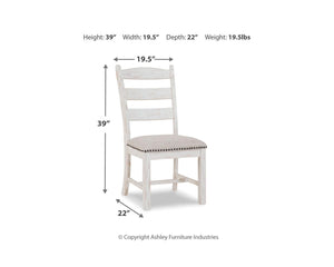 Silla de comedor Valebeck (juego de 2)
