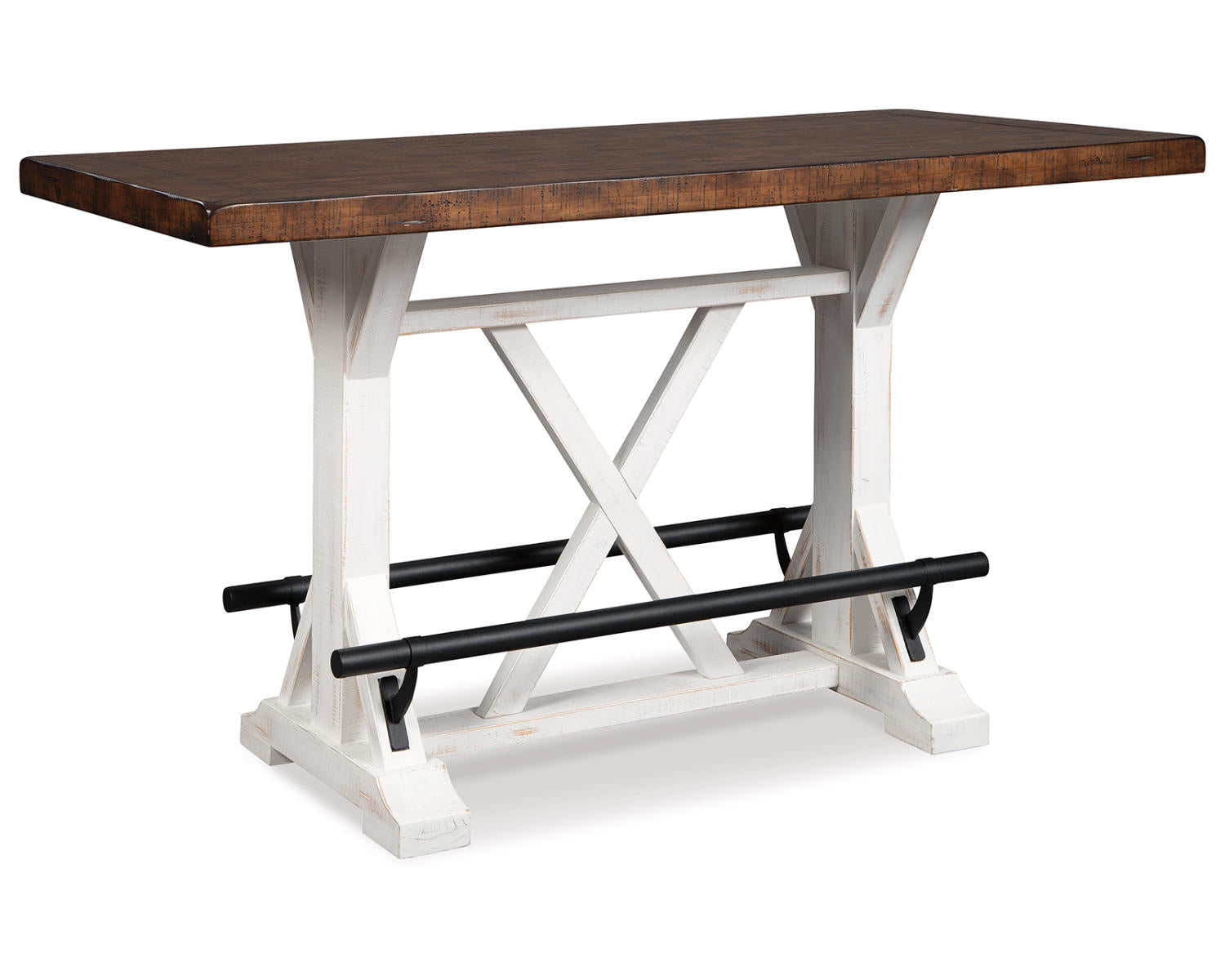 Valebeck Counter Height Dining Table and 4 Barstools