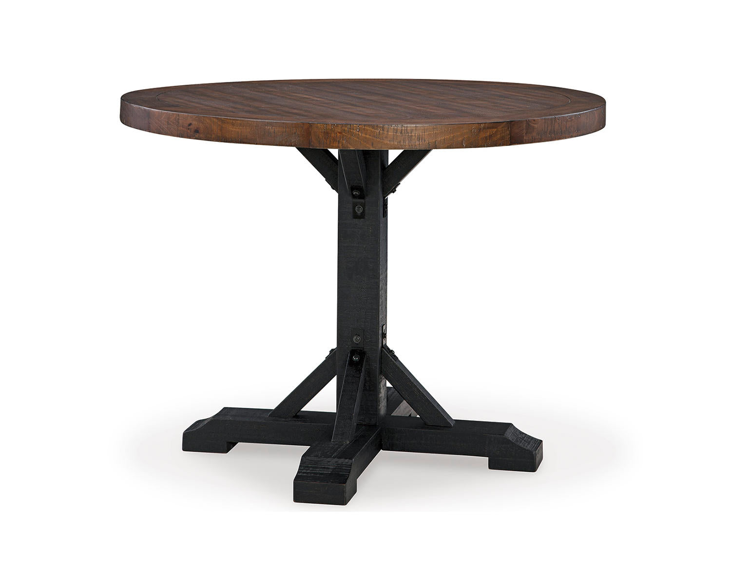 Valebeck Counter Height Table and 4 Barstools