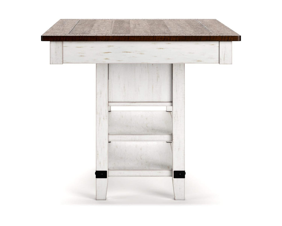 Valebeck Counter Height Dining Table and 4 Barstools