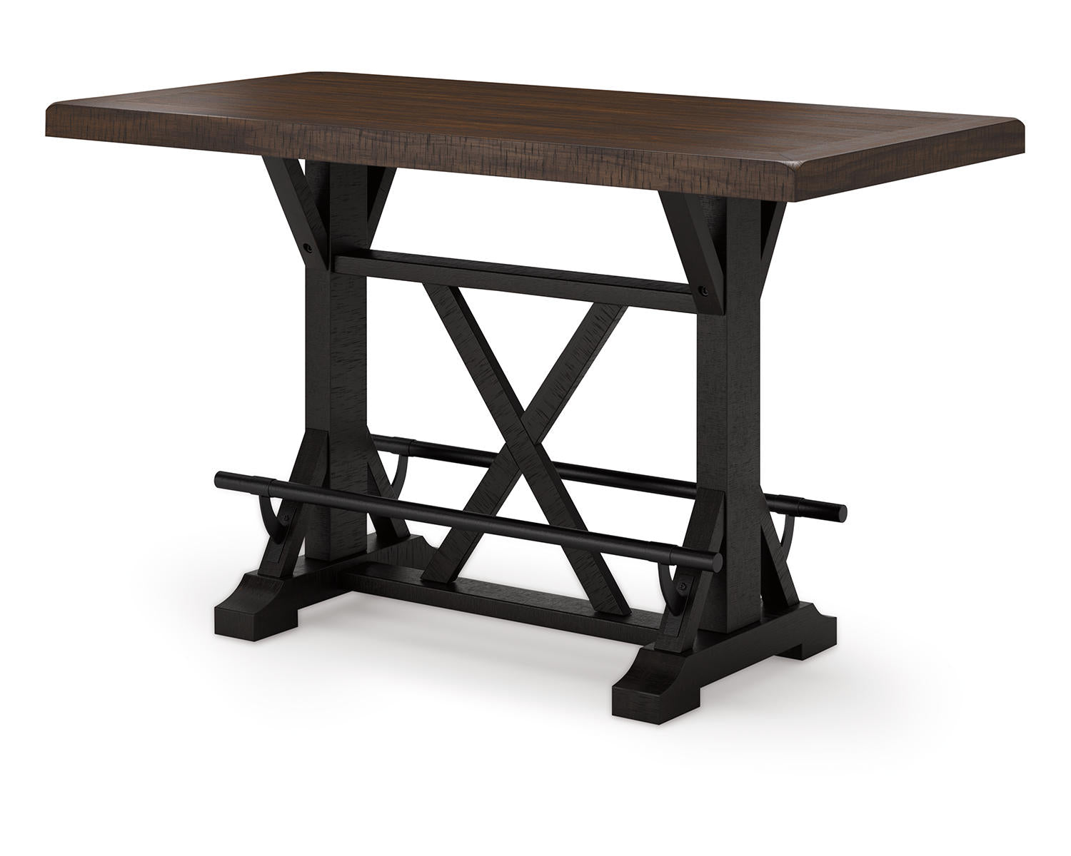 Valebeck Counter Height Dining Table and 6 Barstools
