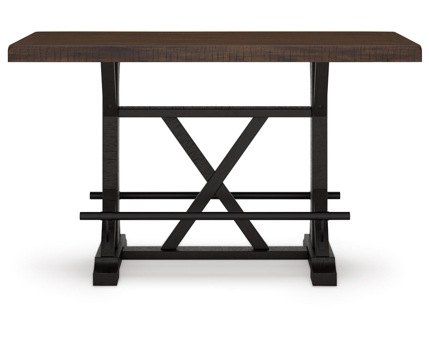 Valebeck Counter Height Dining Table and 6 Barstools