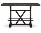 Valebeck Counter Height Dining Table and 6 Barstools