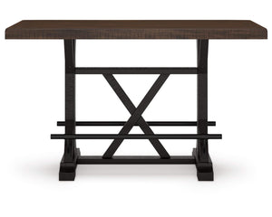 Valebeck Counter Height Dining Table and 6 Barstools