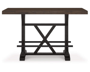Valebeck Counter Height Dining Table and 4 Barstools