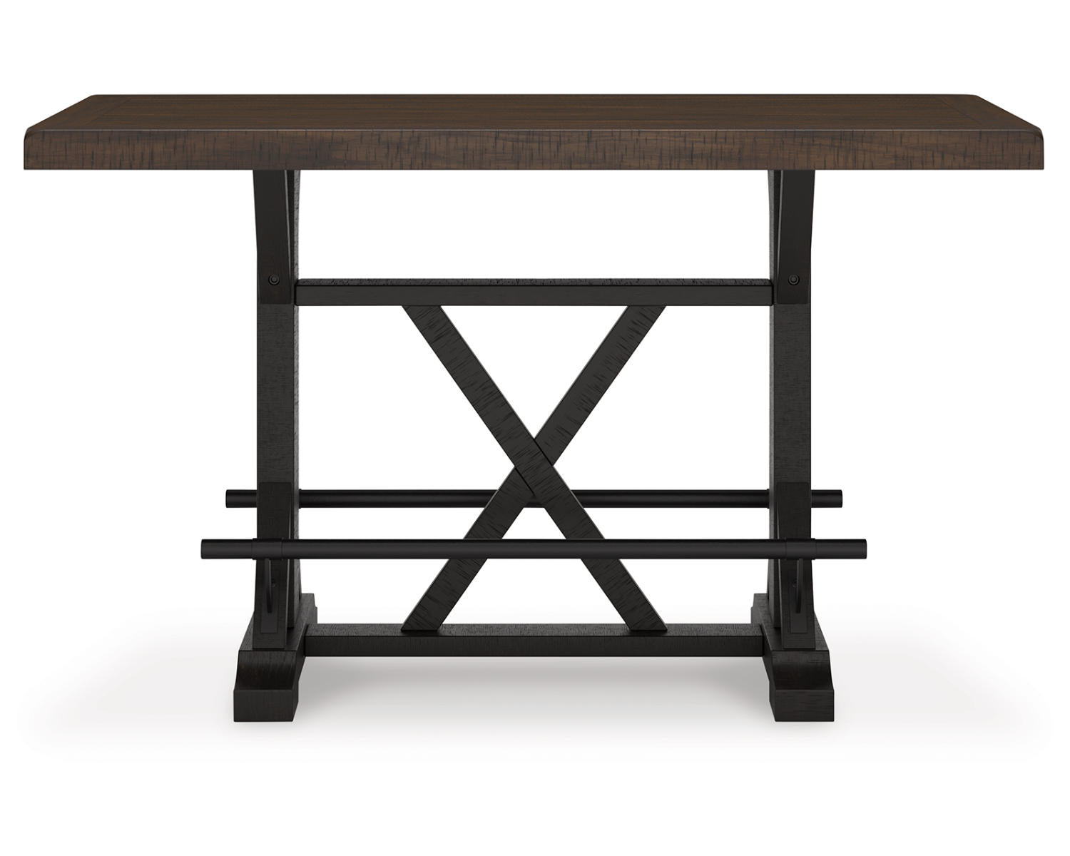 Valebeck Counter Height Dining Table and 6 Barstools