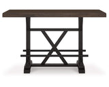Valebeck Counter Height Dining Table and 6 Barstools