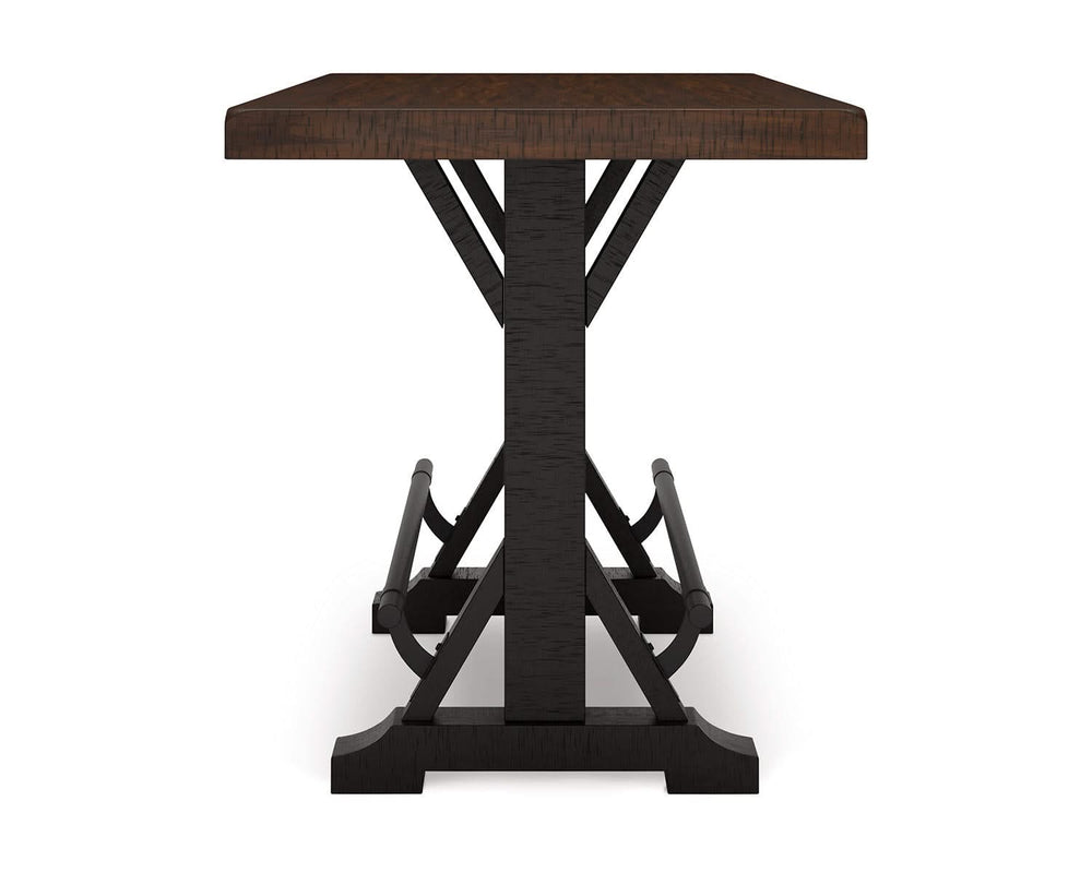 Valebeck Counter Height Dining Table and 4 Barstools