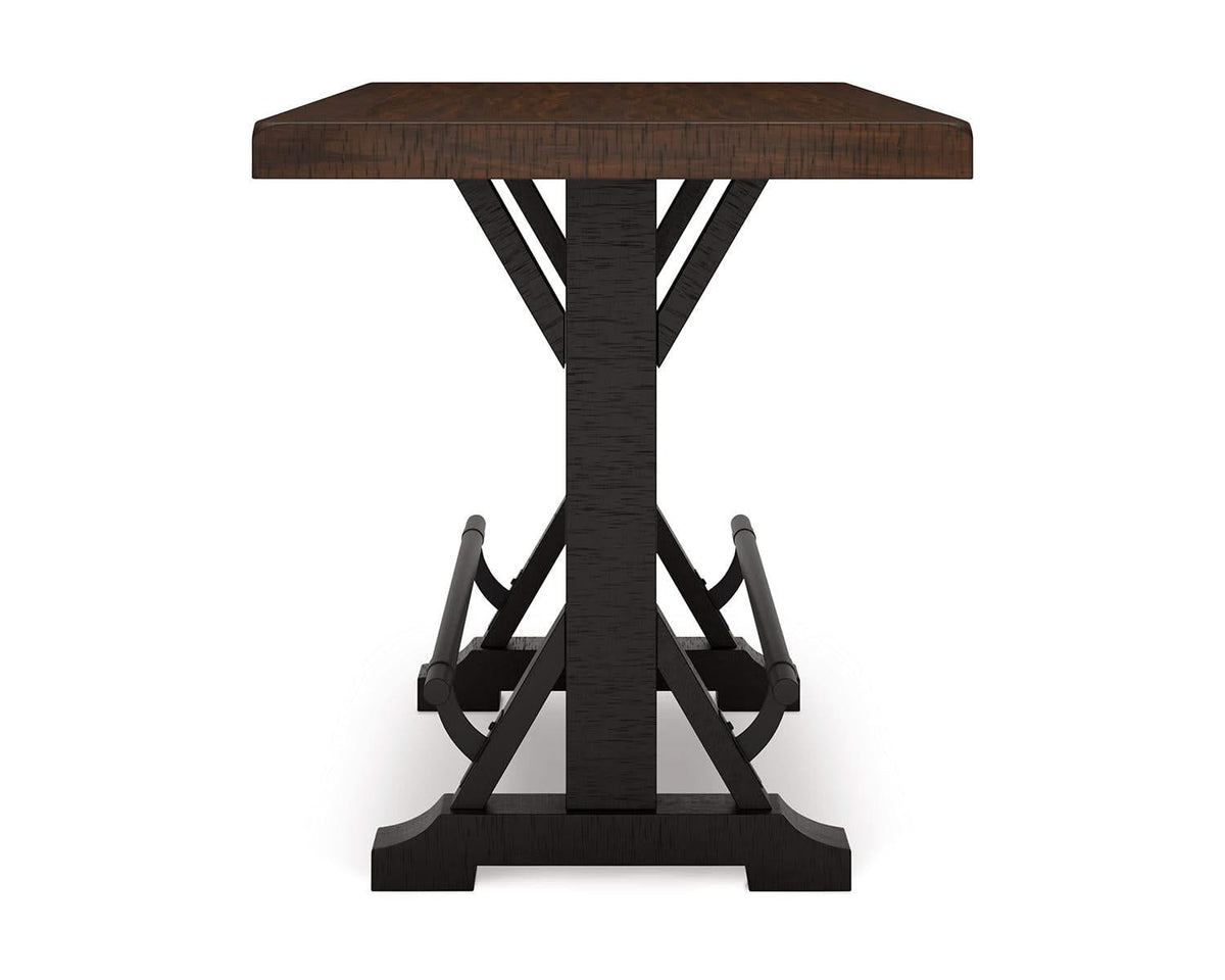 Valebeck Counter Height Dining Table and 4 Barstools