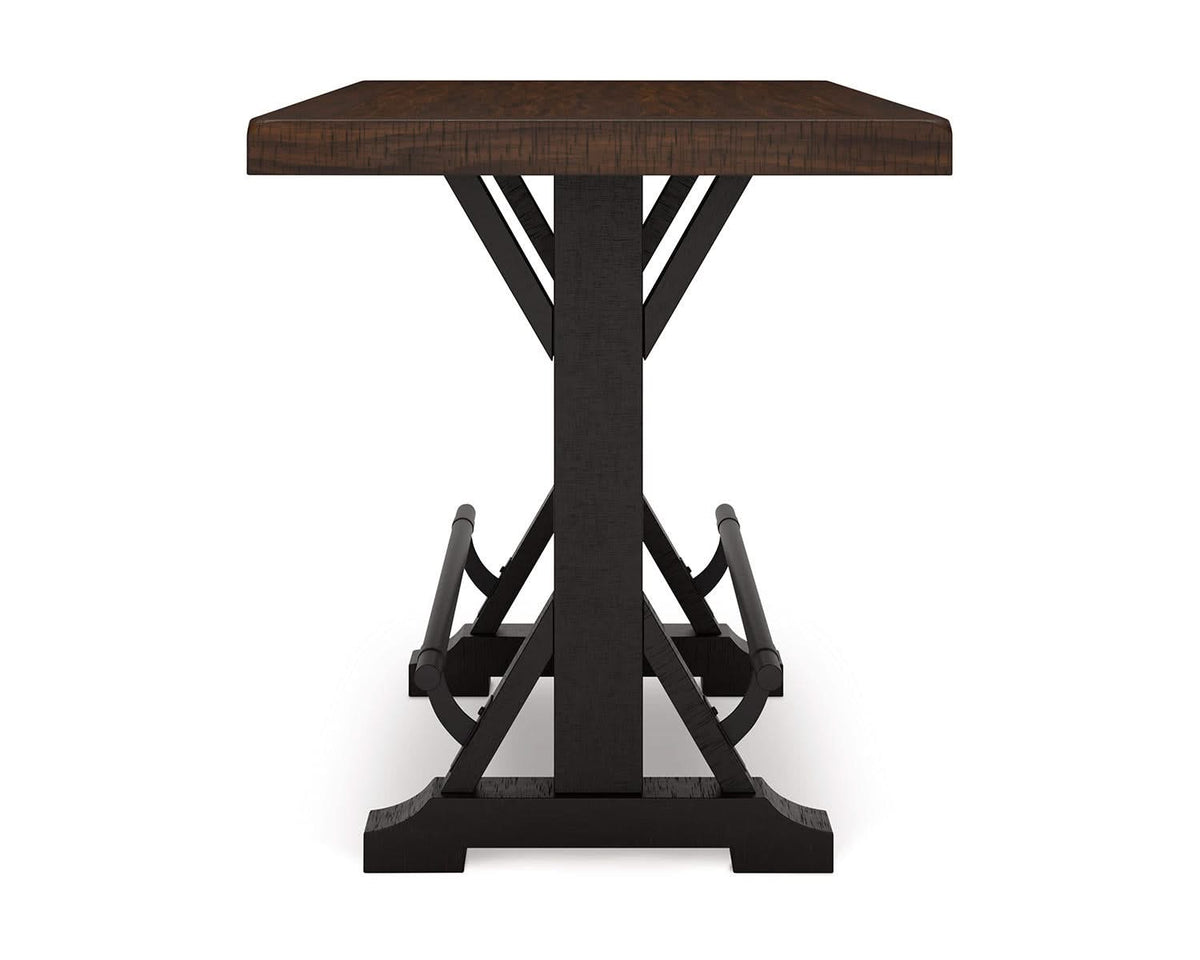 Valebeck Counter Height Dining Table and 6 Barstools