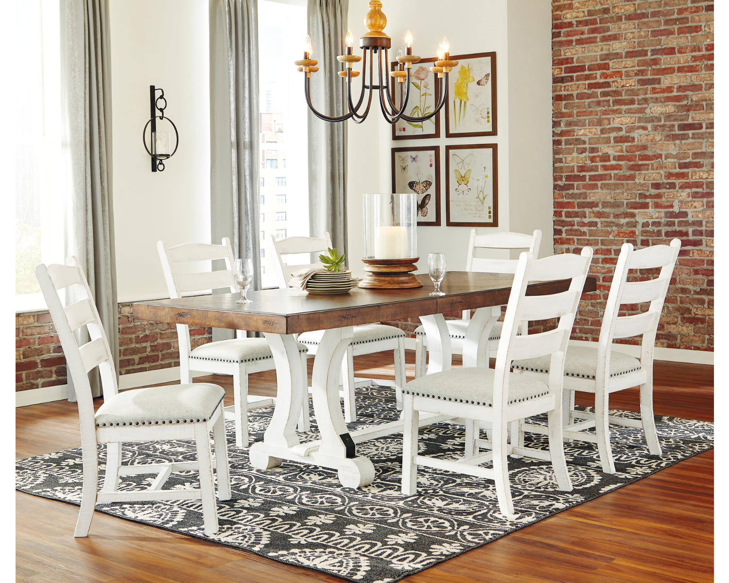 Valebeck Dining Table and 6 Chairs