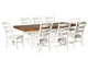 Mesa de comedor Valebeck y 8 sillas