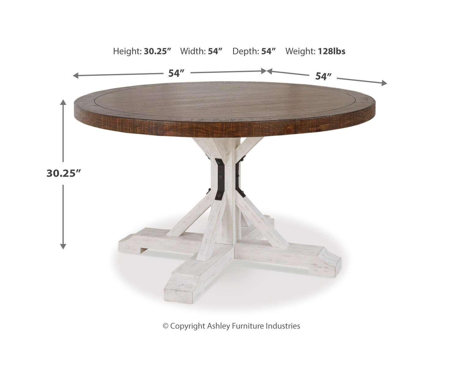 Valebeck Dining Table, 4 Chairs and Server