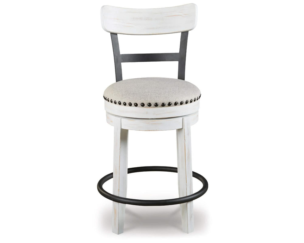 Valebeck Counter Height Dining Table and 8 Barstools
