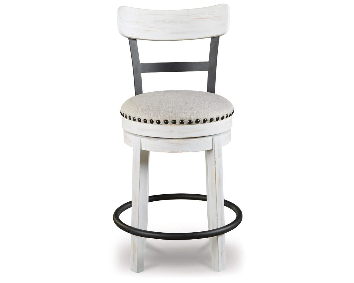 Valebeck Counter Height Dining Table and 8 Barstools