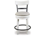 Valebeck Counter Height Dining Table and 8 Barstools