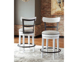 Valebeck Counter Height Dining Table and 4 Barstools