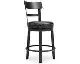 Valebeck Counter Height Dining Table and 6 Barstools